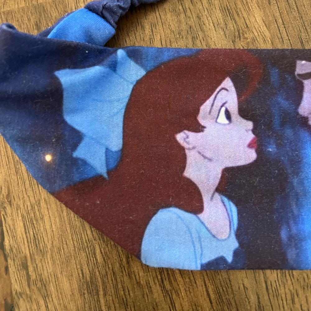Disney the little mermaid Ariel and Prince Eric fabric headband - Picture 2 of 8